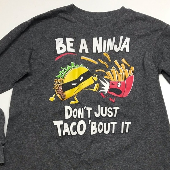 Boy's Long long sleeve funny Graphic Tee - Picture 3 of 4